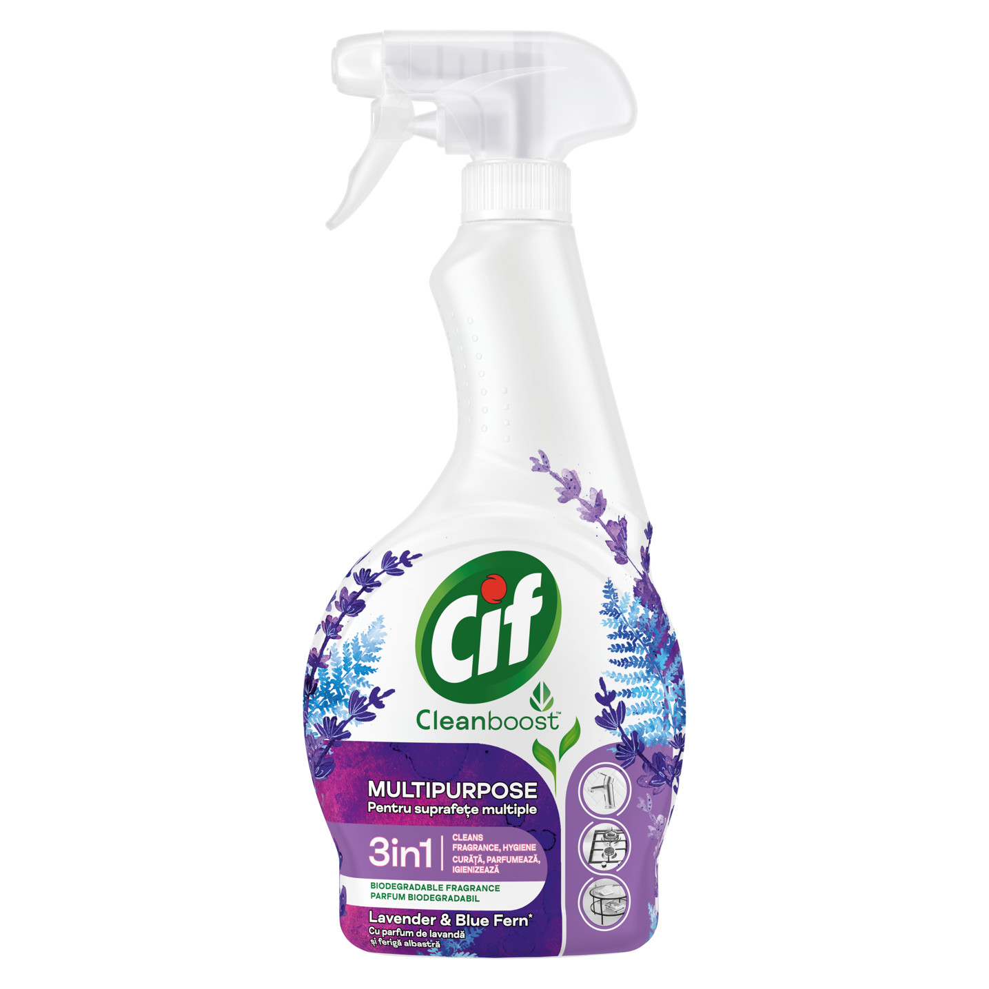 Cif 3in1 Multipurpose Spray Levendula & Kékpáfrány